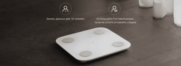 Умные весы Mi Body Composition Scale 2