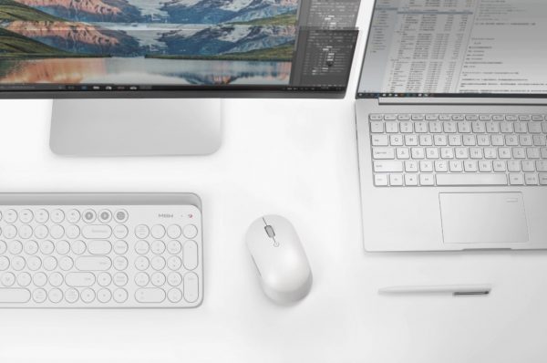 Мышь беспроводная Mi Dual Mode Wireless Mouse Silent Edition White WXSMSBMW02 (HLK4040GL)