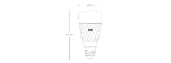 Умная LED-лампочка Yeelight Smart LED Bulb W3 (White) YLDP007