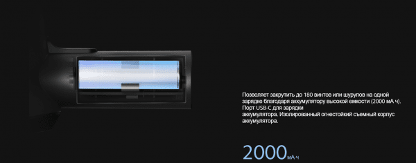 Отвертка аккумуляторная Mi Cordless Screwdriver (Electronic) MJDDLSD001QW (DZN4019TW)