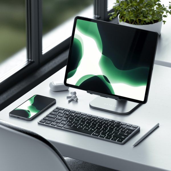 Клавиатура Satechi Slim W1 USB-C Wired Keyboard-RU. Раскладка - русская. Цвет - серый космос