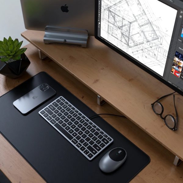 Клавиатура Satechi Slim W1 USB-C Wired Keyboard-RU. Раскладка — русская. Цвет — серый космос