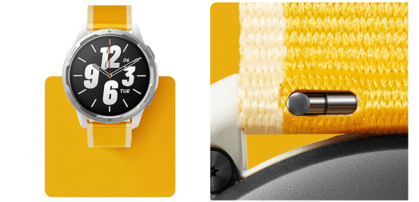 Ремешок Xiaomi Watch S1 Active Braided Nylon Strap Maize (Yellow) M2122AS1 (BHR6212GL)