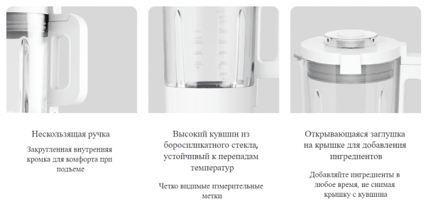 Умный блендер Xiaomi Smart Blender MPBJ001ACM-1A (BHR5960)