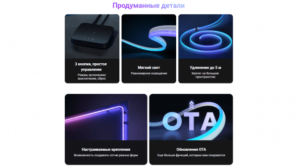 Лента светодиодная умная Xiaomi Smart Lightstrip Pro (BHR6475GL)