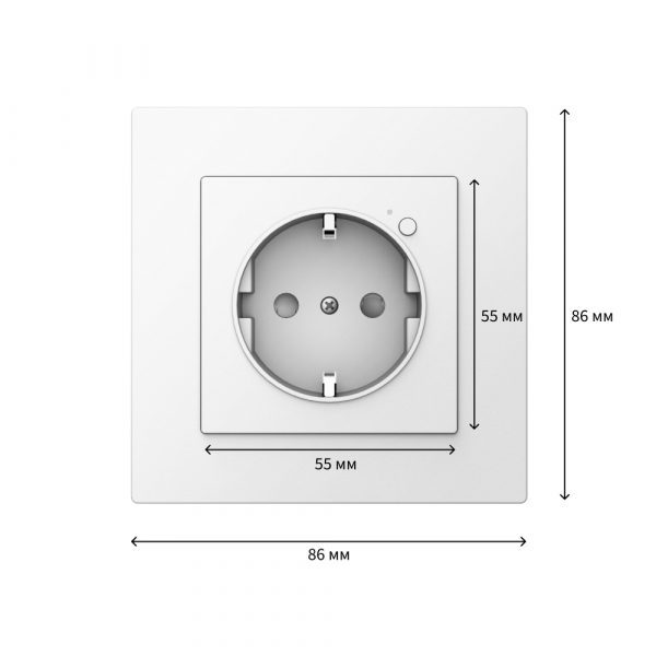 Умная розетка Aqara Wall Outlet H2 EU белый (WP-P01D) — изображение 4