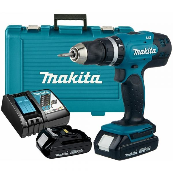 Дрель Makita аккумуляторная ударная,18В,2х1.5АчLi-ion,БЗП-13мм,0-4001300обм,4227Нм,1.7кг,чем,совм с 4Ач Li-ion — изображение 11