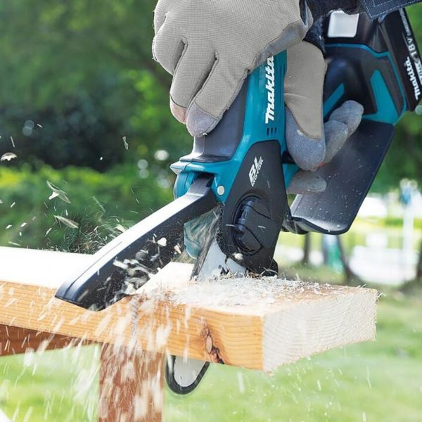Пила цепная аккумуляторная Makita  LXT BL 18В, 320Вт,4"/10см, 0,325", 1,1мм, 8м/с, XPT — изображение 2