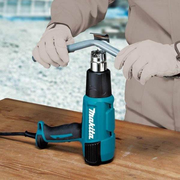Термовоздуходувка Makita 1800Вт, 50/600 град, 250-500 л/мин, 4 насадки, кейс — изображение 12