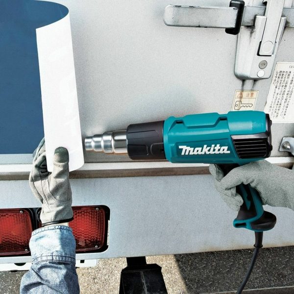 Термовоздуходувка Makita 1800Вт, 50/600 град, 250-500 л/мин, 4 насадки, кейс — изображение 13