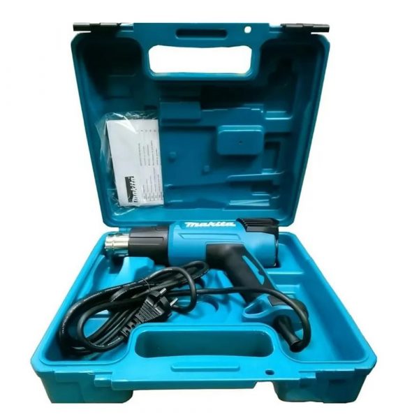 Термовоздуходувка Makita 1800Вт, 50/600 град, 250-500 л/мин, 4 насадки, кейс — изображение 3