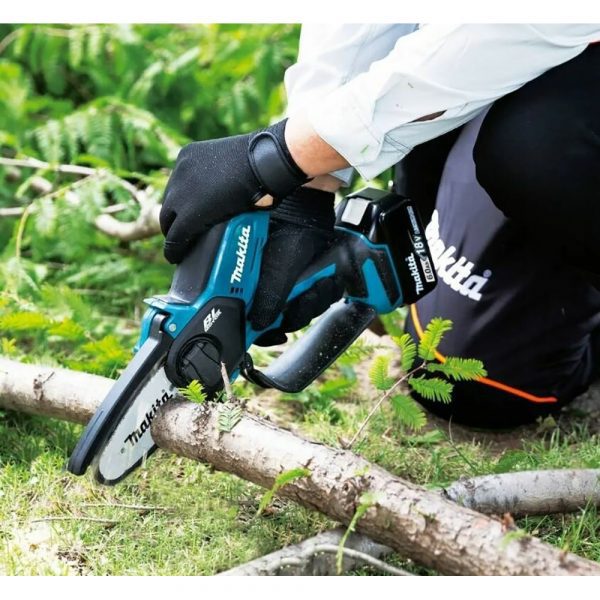 Пила цепная аккумуляторная Makita  LXT BL 18В, 320Вт,4"/10см, 0,325", 1,1мм, 8м/с, XPT — изображение 8