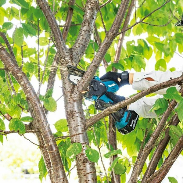Пила цепная аккумуляторная Makita  LXT BL 18В, 320Вт,4"/10см, 0,325", 1,1мм, 8м/с, XPT — изображение 7