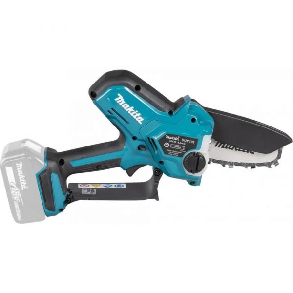 Пила цепная аккумуляторная Makita  LXT BL 18В, 320Вт,4"/10см, 0,325", 1,1мм, 8м/с, XPT — изображение 6