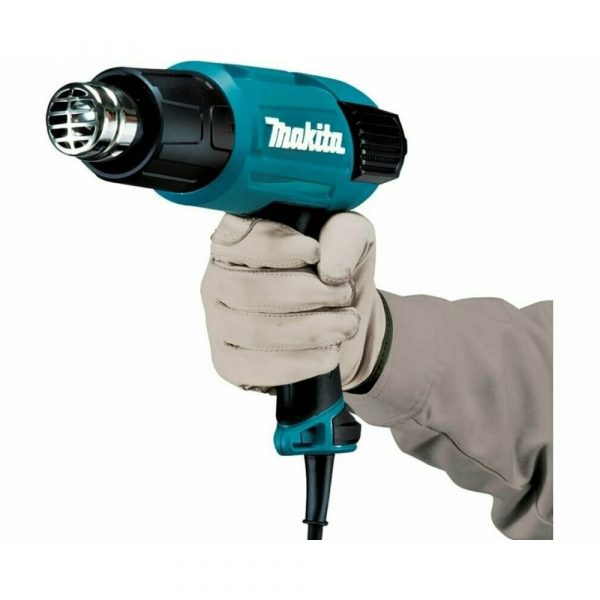 Термовоздуходувка Makita 1800Вт, 50/600 град, 250-500 л/мин, 4 насадки, кейс — изображение 9