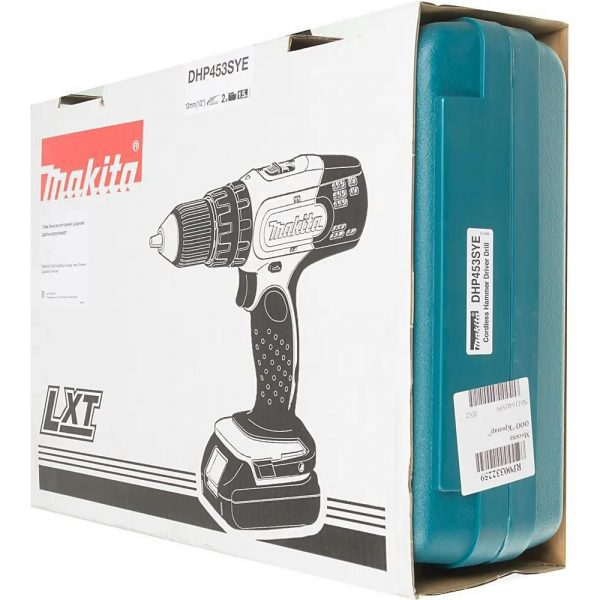 Дрель Makita аккумуляторная ударная,18В,2х1.5АчLi-ion,БЗП-13мм,0-4001300обм,4227Нм,1.7кг,чем,совм с 4Ач Li-ion — изображение 10