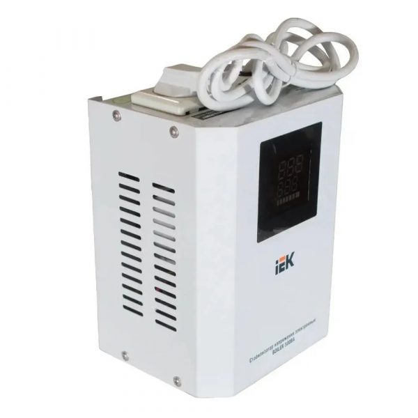 Стабилизатор напряжения IEK Boiler 0.5кВА однофазный белый (IVS24-1-00500) — изображение 8